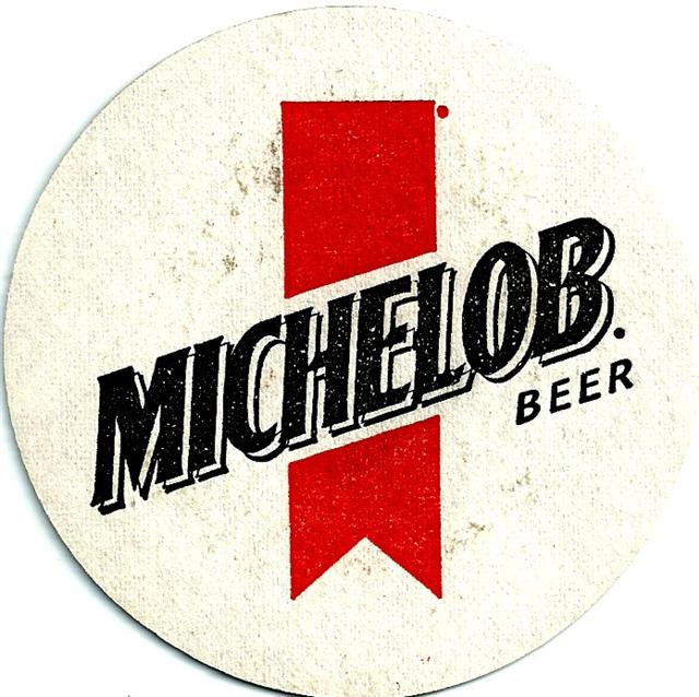 saint louis mo-usa anheuser mich rund 3ab (rund175-michelob beer-schwarzrot) 